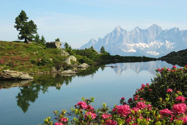 The Spiegelsee on the Reiteralm