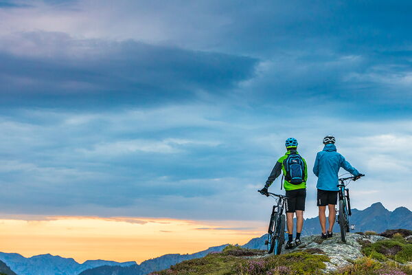 The bike on the mountain
