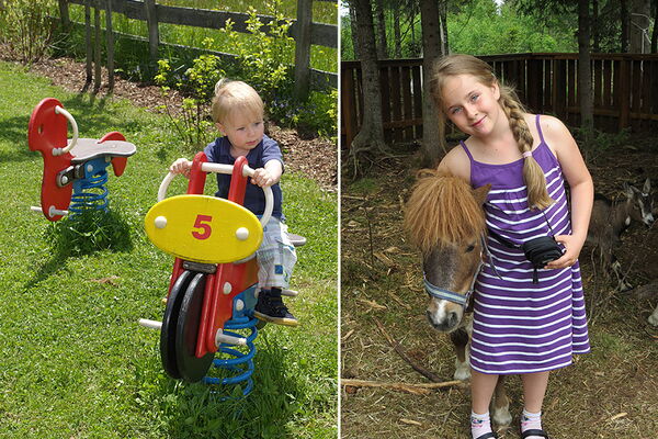 There are so many things to entertain the children.